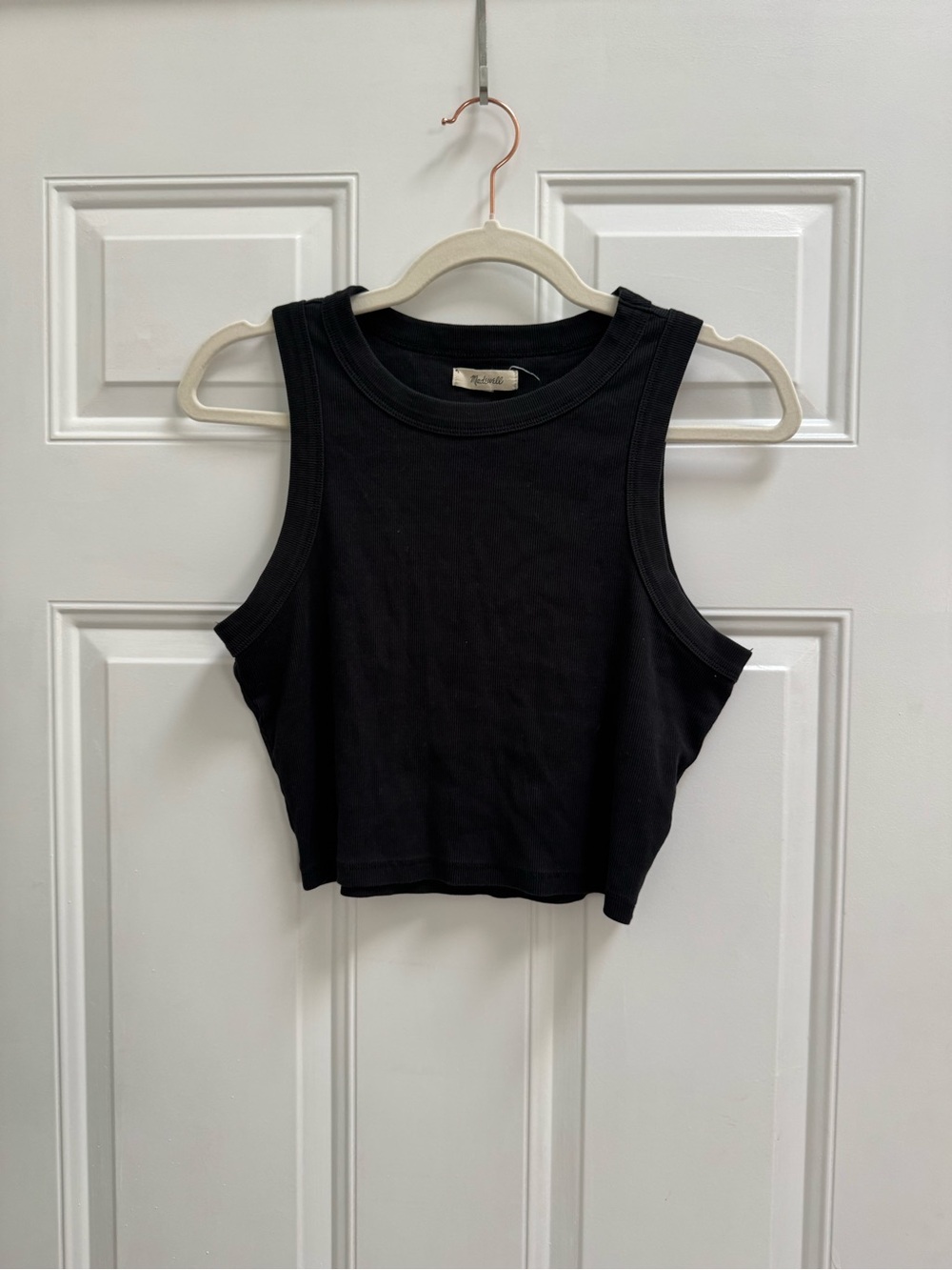 Madewell Black Cropped Tank